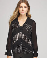 Chico's - Georgette Polka Dot Blouse