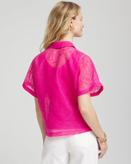 Chico's - Deco Burnout Shirt
