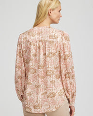 Chico's - Revival Bloom Chiffon Blouse