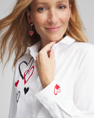 Chico's - No Iron™ Valentine's Day Embroidered Tunic