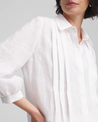 Chico's - Pintuck Placket Linen Tunic