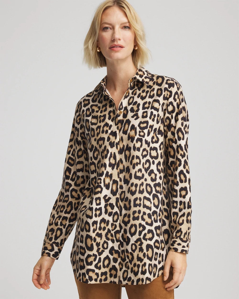 Chico's - No Iron™ Animal-Print Tunic