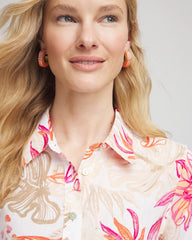 Chico's - No Iron™ Tropical Floral Linen Shirt
