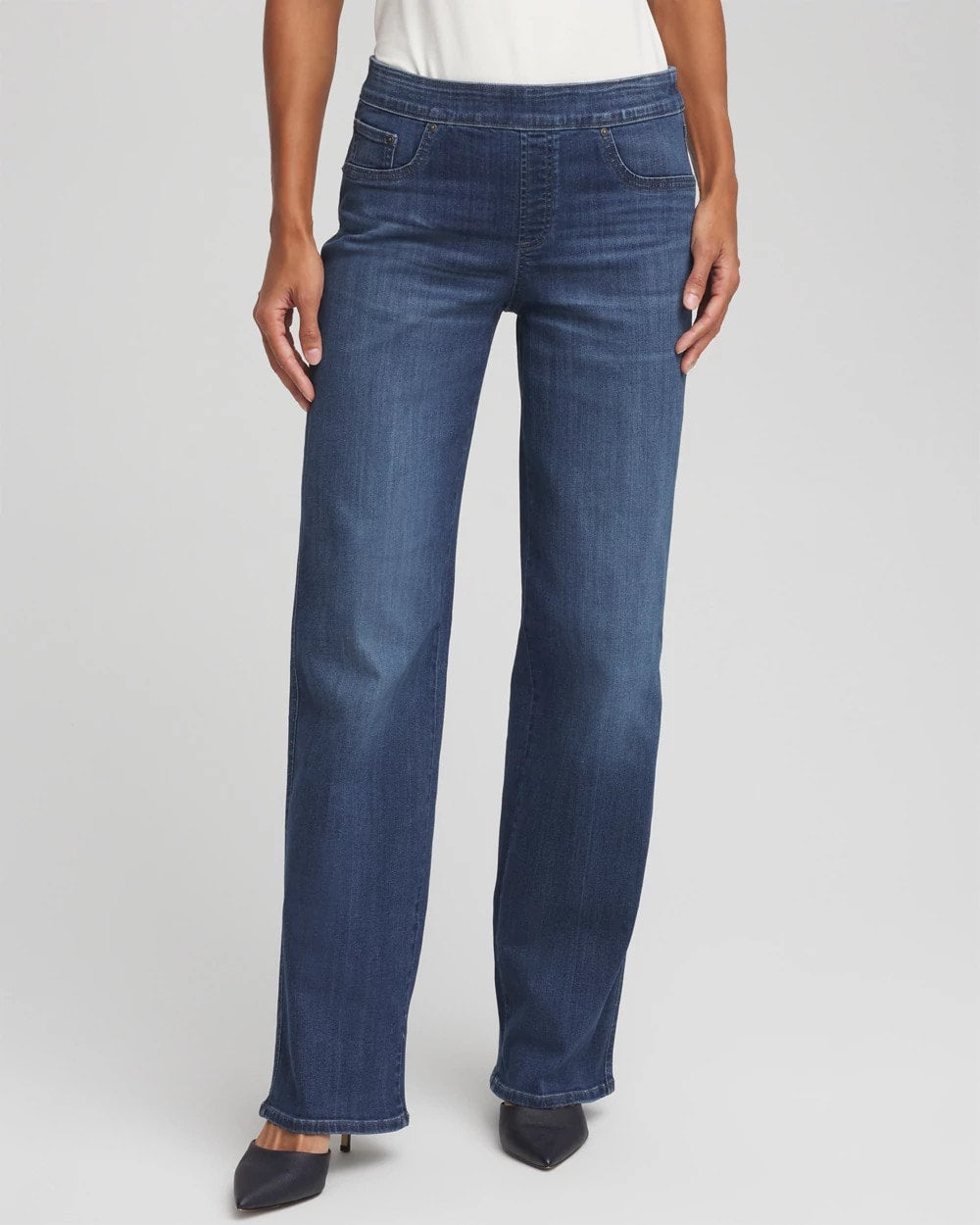 Chico's - Pull On Wide Jean