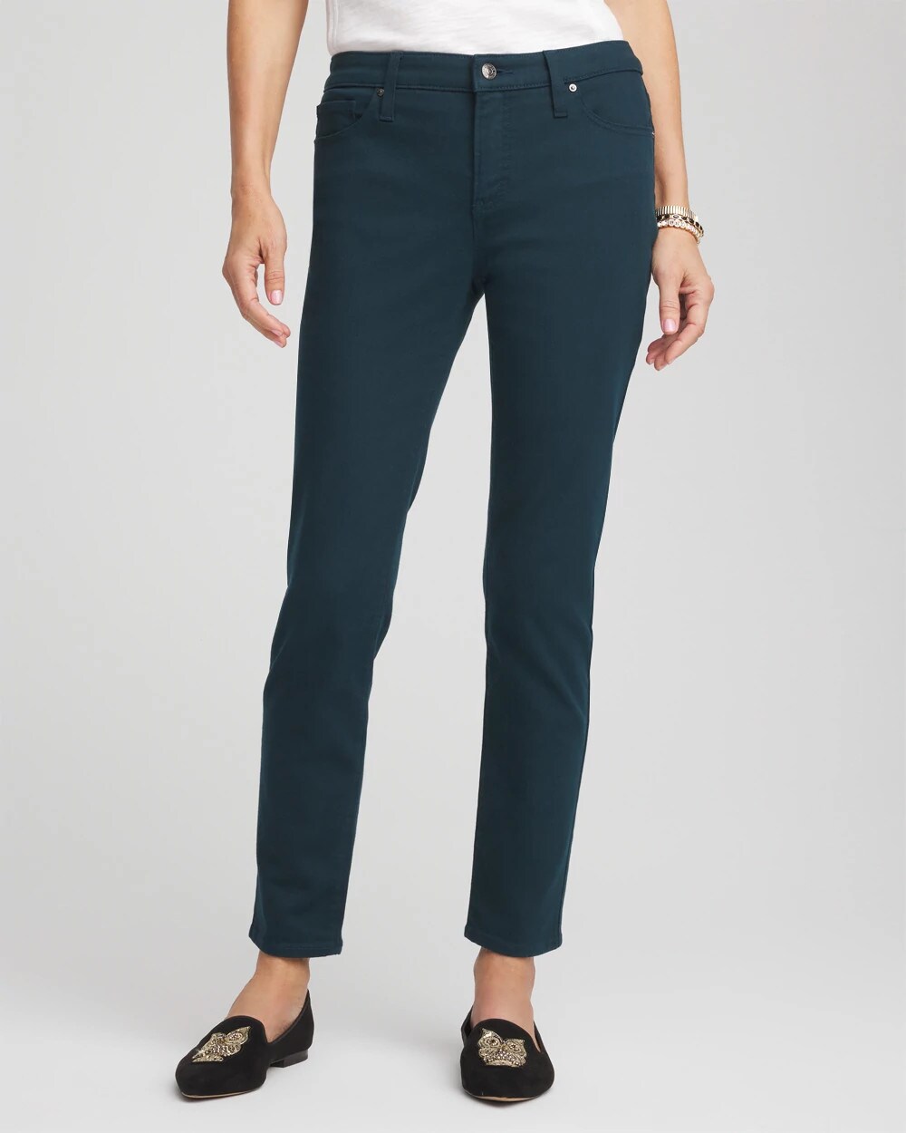 Chico's - Girlfriend Slim Ankle Jeans