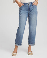 Chico's - Dewdrop Boyfriend Cropped Jeans