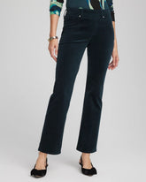 Chico's - Velveteen Pull-On Flared Jeans