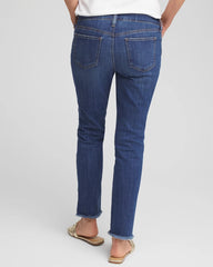Chico's - Girlfriend Slim Frayed Ankle Jeans