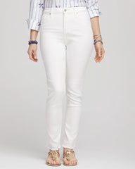 Chico's - No-Stain Girlfriend Frayed Ankle Jeans