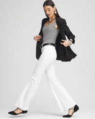 Chico's - Girlfriend No Stain Frayed Flared Jeans
