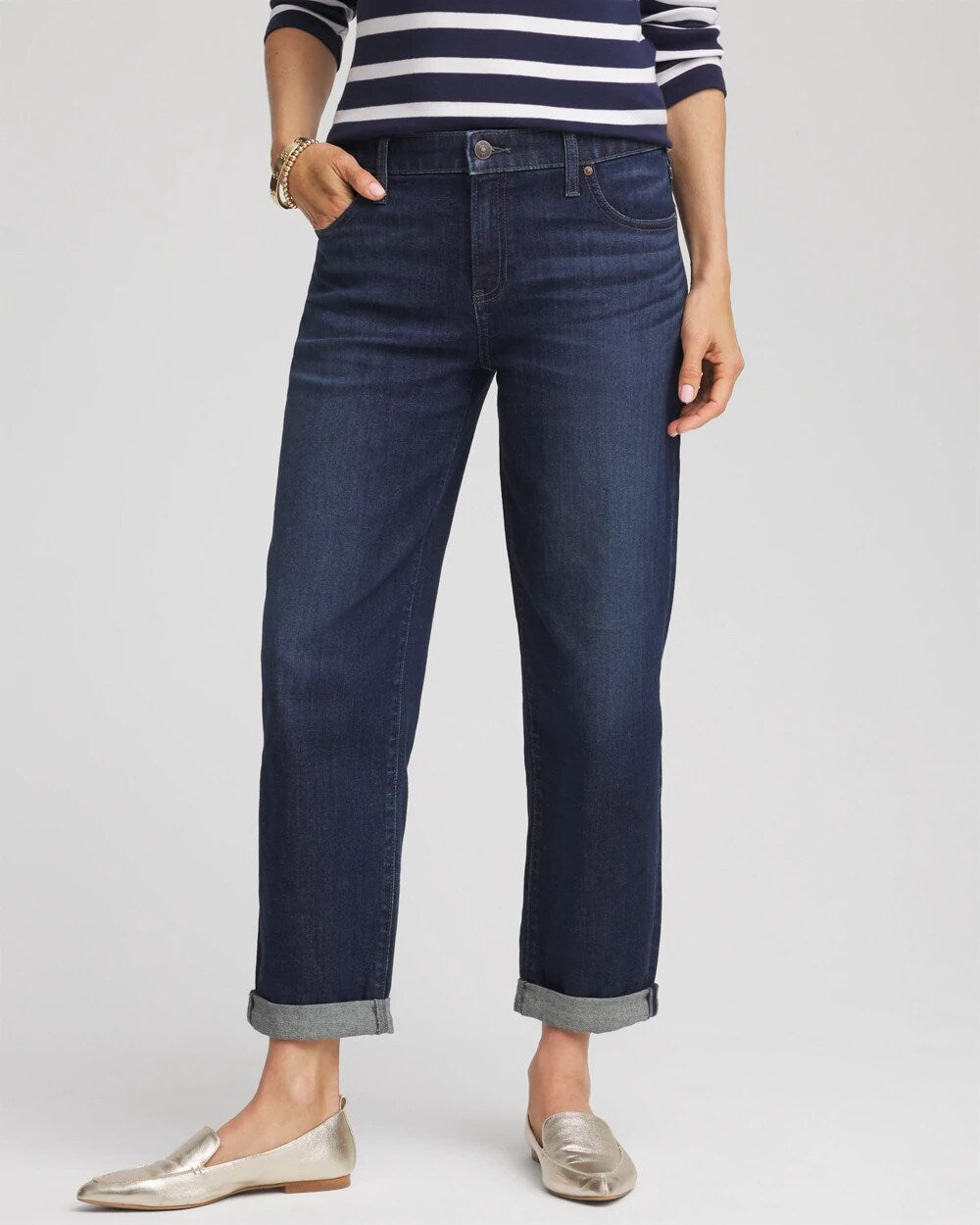 Chico's - Cropped Boyfriend Jeans