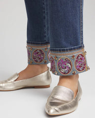 Chico's - Embellished Pull-On Slim Ankle Jeggings