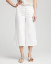 Chico's - No Stain Pull-On Wide Capri Jeans
