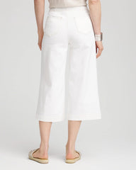 Chico's - No Stain Pull-On Wide Capri Jeans