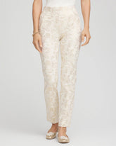 Chico's - Juliet Golden Foiled Slim Ankle Pants