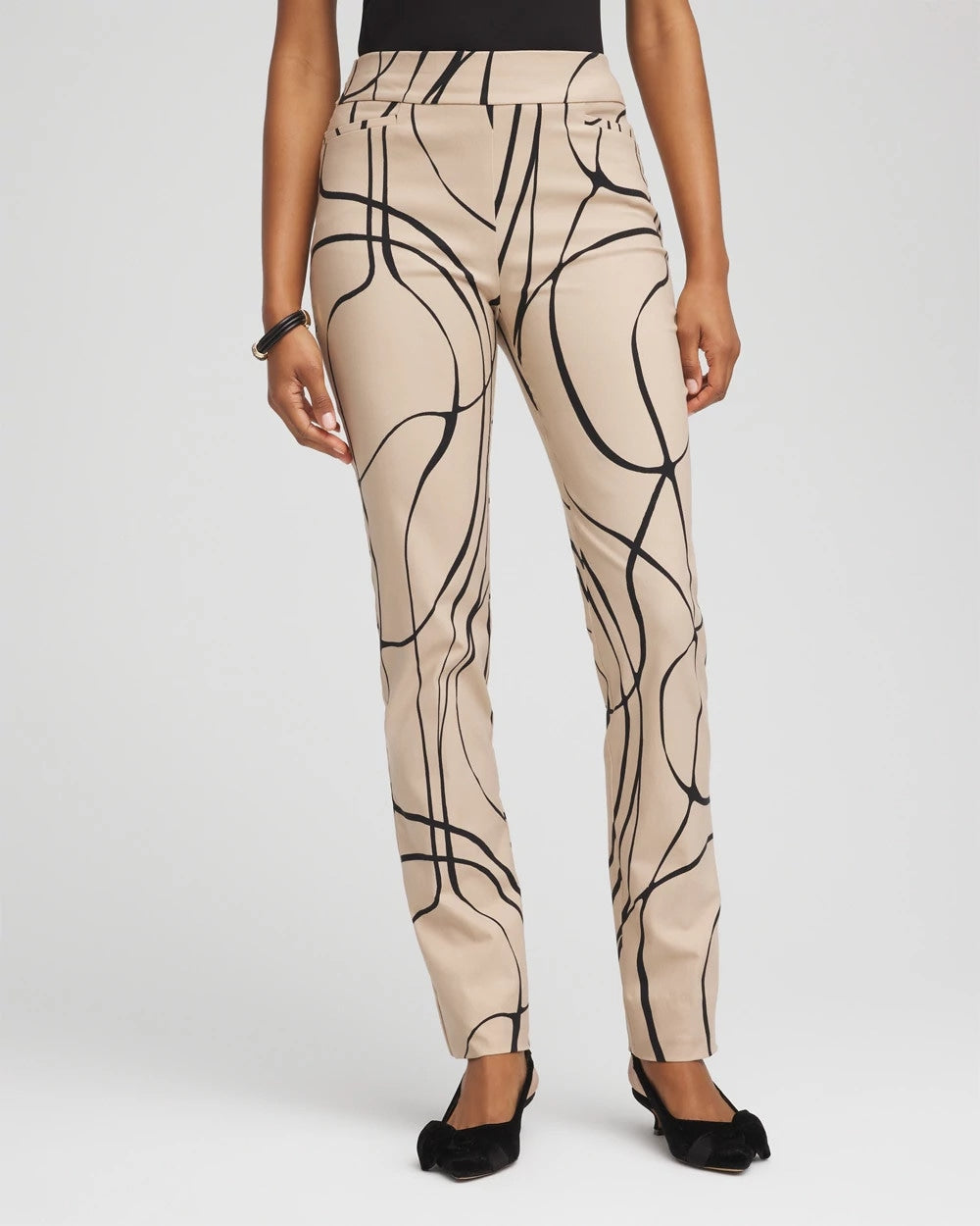 Chico's - Brigitte™ Golden Leaf Slim Full-Length Pants