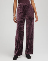 Chico's - Crushed Velvet Wide-Leg Pants