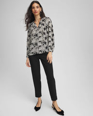 Chico's - Matelassé Slim Tapered Ankle Pants