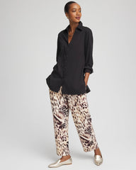 Chico's - Bengal Marks Crepe Pull-On Ankle Pants