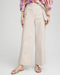 Chico's - Belted Twill Utility Cropped Pants