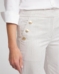 Chico's - Emme Striped Sailor Straight Crops