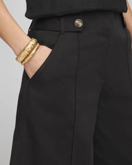 Chico's - Sateen Tab-Front A-line Shorts