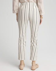 Chico's - Brigitte™ Slub Striped Cropped Pants