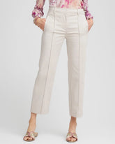 Chico's - Stretch Sateen Straight Cropped Pants