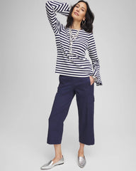 Chico's - Cargo Straight Leg Cropped Pants