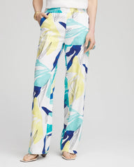 Chico's - Tropical Linen Stretch Relaxed Pants