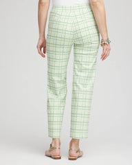 Chico's - Brigitte™ Wide Leg Plaid Cropped Pants