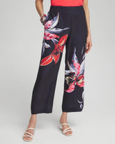 Chico's - Floral Print Soft Cropped Pants