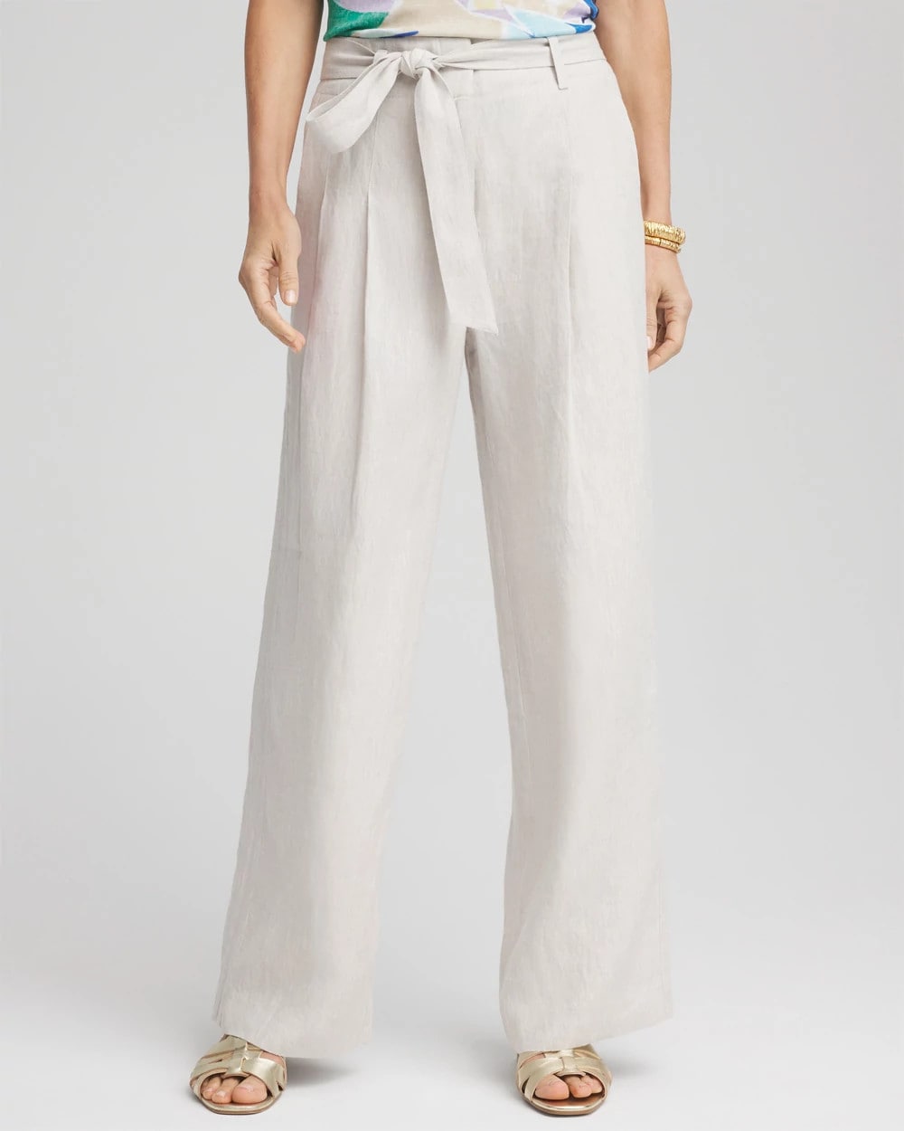 Chico's - Hollywood Waist Belted Linen Pants