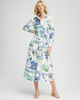 Chico's - Port Call Maxi Shirtdress