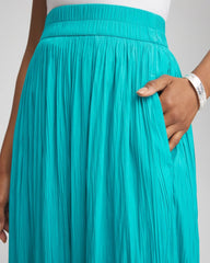 Chico's - Pull-on Pleated Maxi Skirt