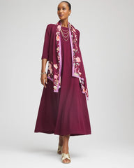 Chico's - Seamed Crepe Maxi Dress