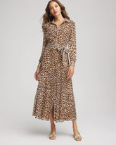 Chico's - Cheetah-Print Godet Dress