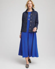 Chico's - Seamed Crepe Maxi Dress