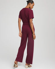 Chico's - Belted Dolman-Sleeve Jumpsuit