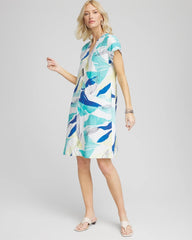 Chico's - Cuff Sleeve Linen Dress