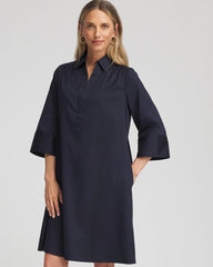 Chico's - Cotton-Blend Popover Dress