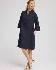 Chico's - Cotton-Blend Popover Dress
