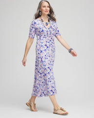Chico's - Ruched Jersey Midi Dress