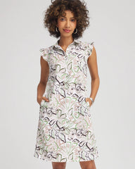 Chico's - Zenergy® UPF Knit Floral Polo Dress