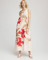Chico's - Floral Tank Linen Maxi Dress