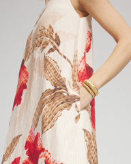 Chico's - Floral Tank Linen Maxi Dress