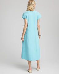 Chico's - Short-Sleeved Maxi Dress