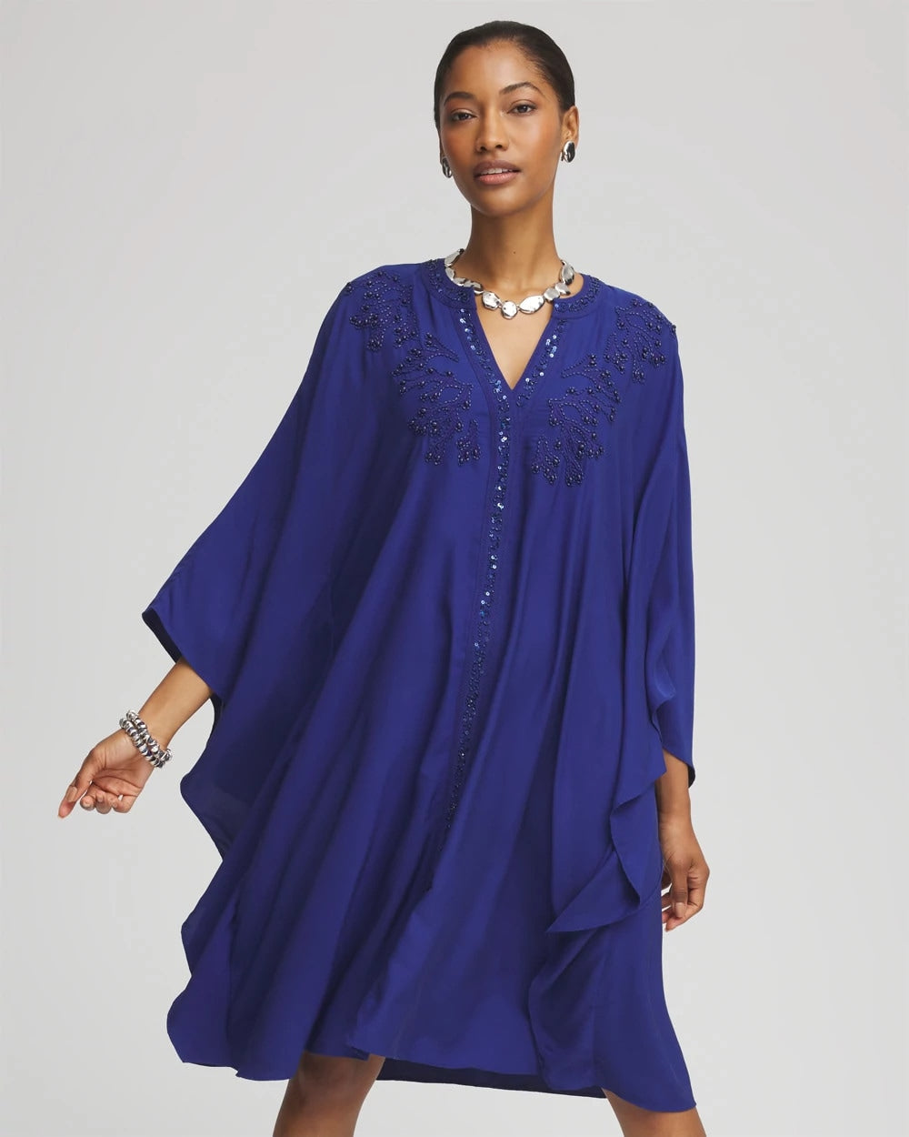 Chico's - Embellished Kaftan Dress