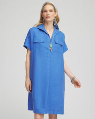 Chico's - High-low Linen Shirtdress