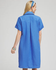 Chico's - High-low Linen Shirtdress